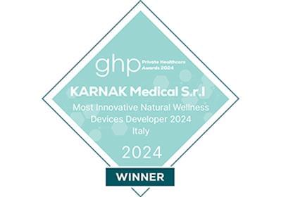 Premio ai Private Healthcare Awards 2024: "Sviluppatore di dispositivi naturali più innovativi per il benessere"